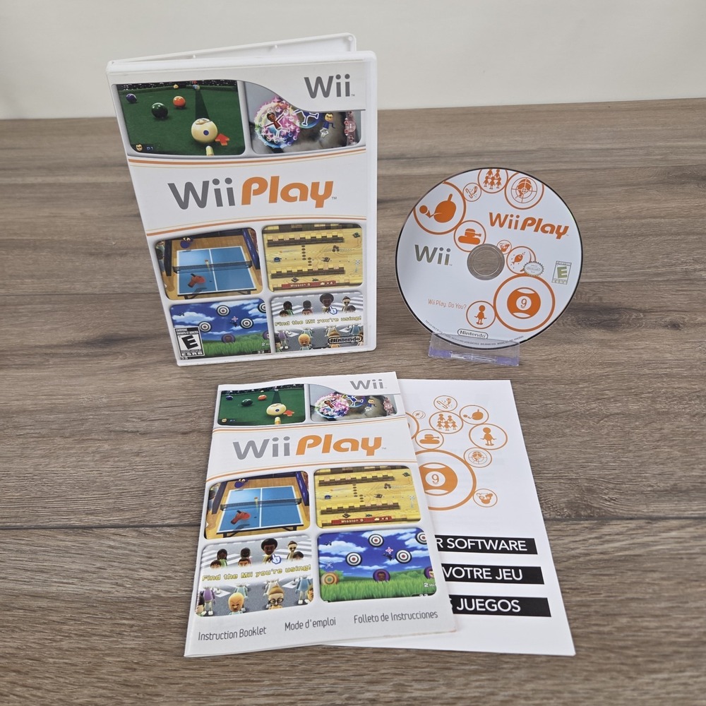 Wii Play Game Complete CIB (Nintendo Wii) with Manual